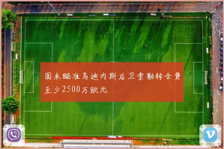 国米瞄准乌迪内斯后卫索勒转会费至少2500万欧元